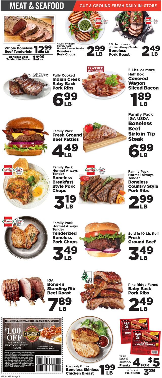 IGA Ad from 11/10/2021