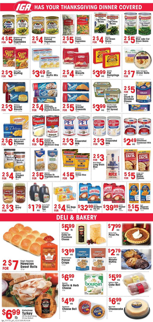IGA Ad from 11/17/2021