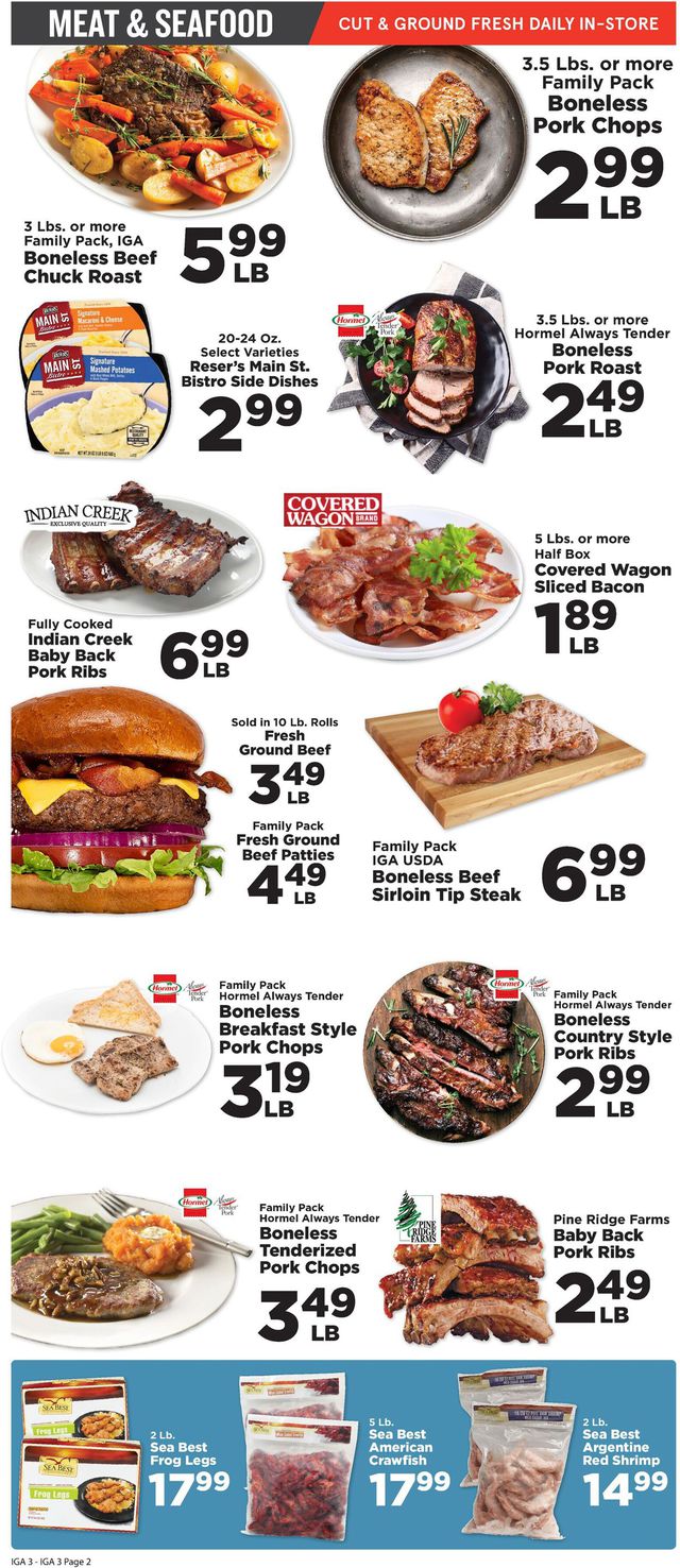 IGA Ad from 12/01/2021