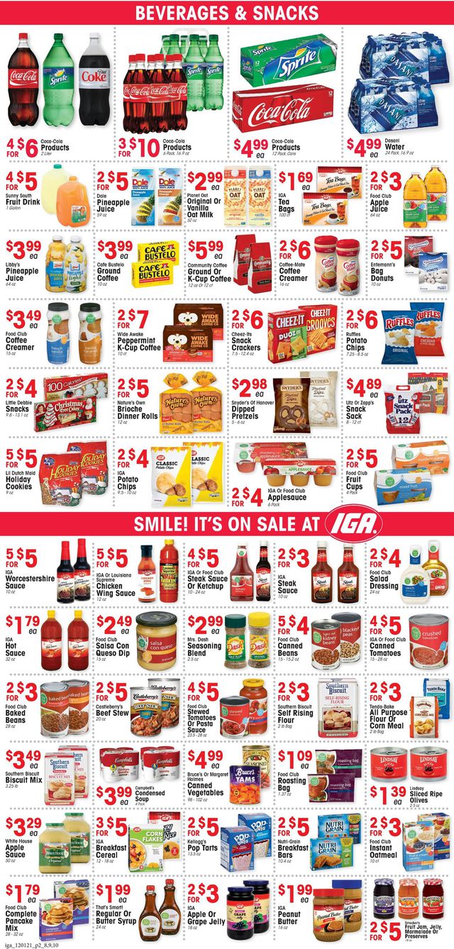 IGA Ad from 12/01/2021