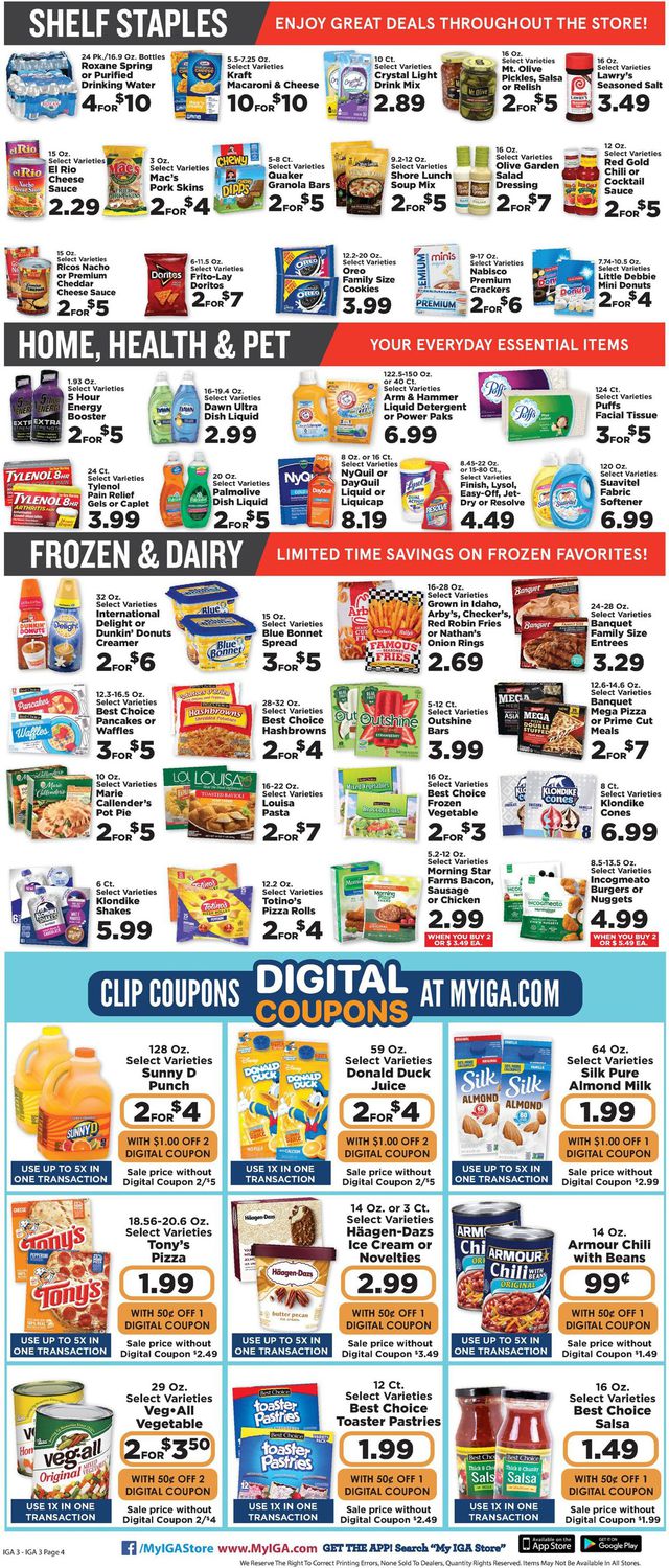 IGA Ad from 01/19/2022