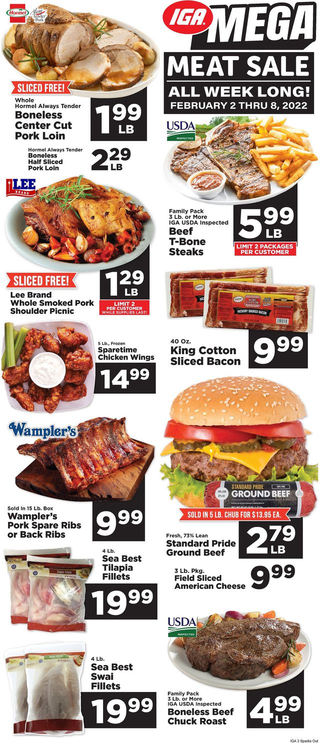 IGA Ad from 02/02/2022