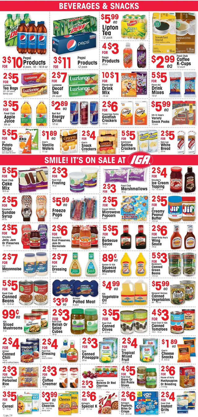 IGA Ad from 04/20/2022