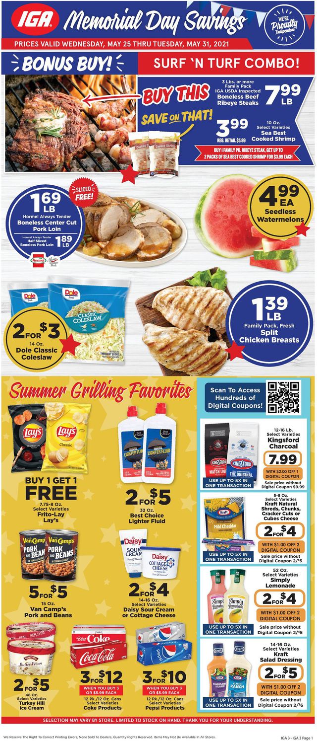 IGA Ad from 05/25/2022
