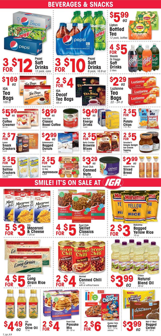 IGA Ad from 07/20/2022