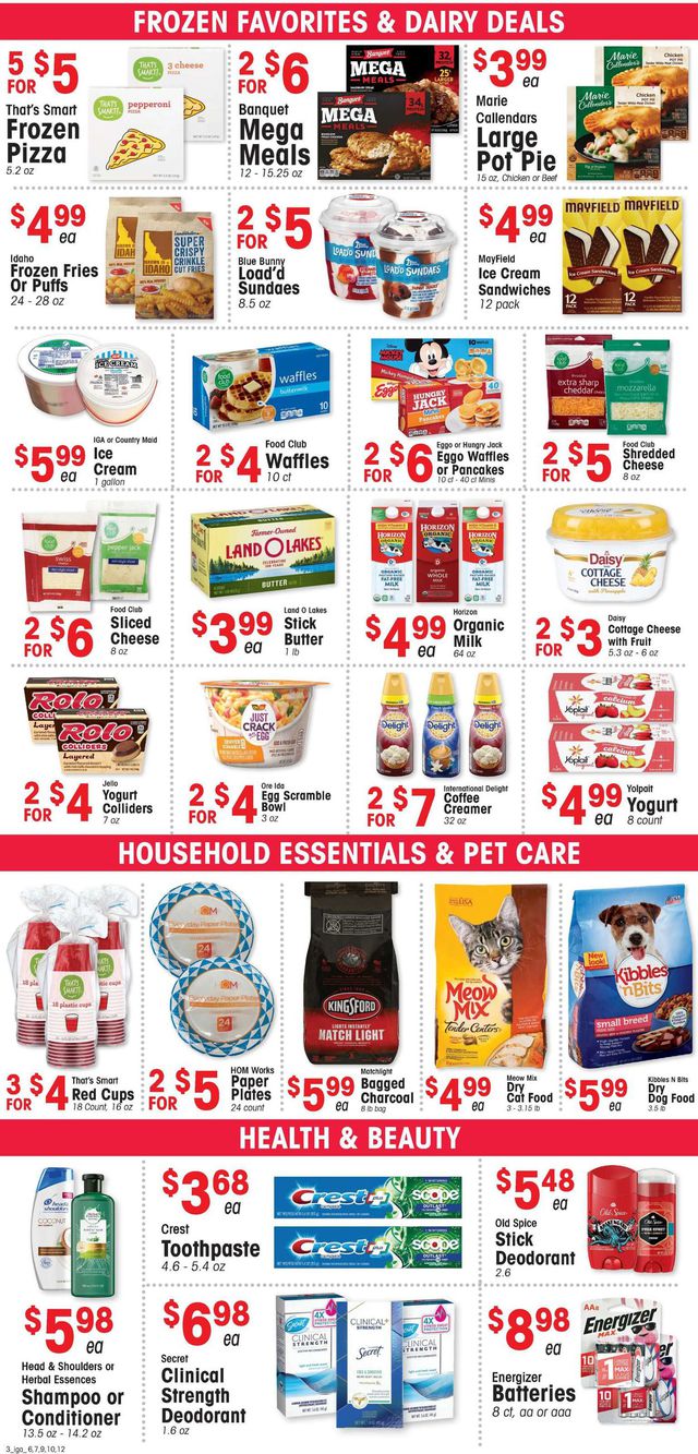 IGA Ad from 08/10/2022