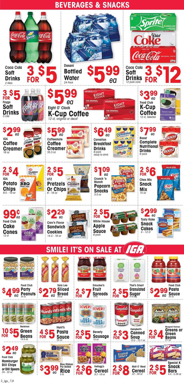 IGA Ad from 08/17/2022
