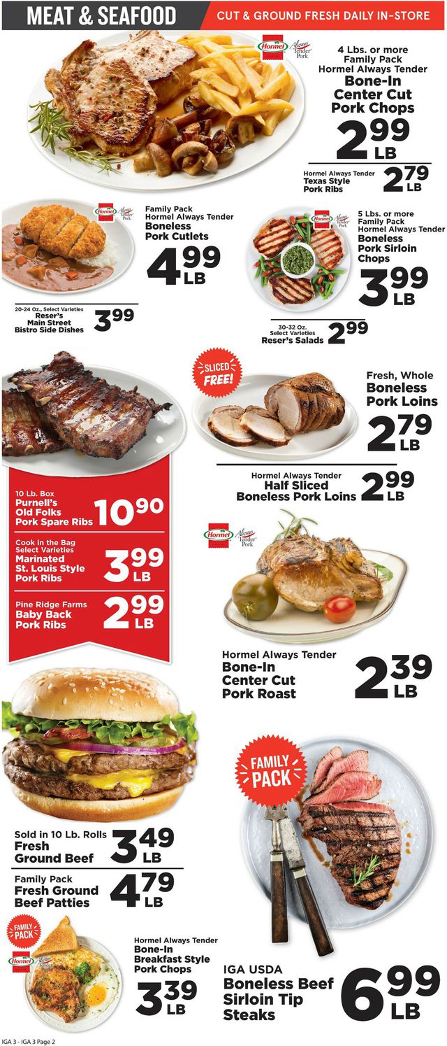 IGA Ad from 09/07/2022