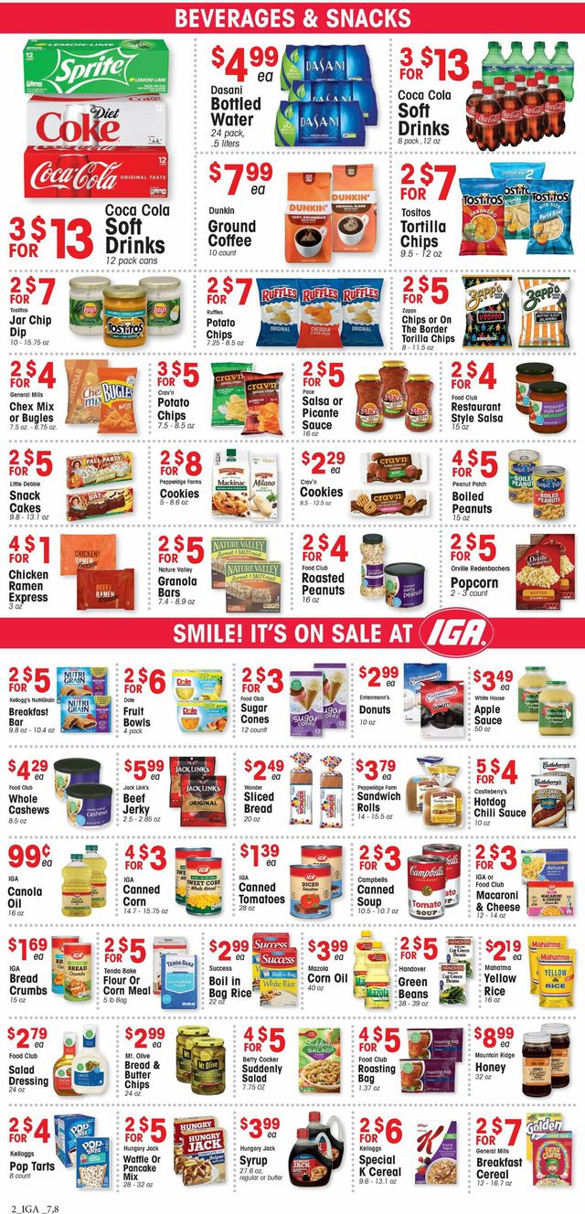 IGA Ad from 09/07/2022