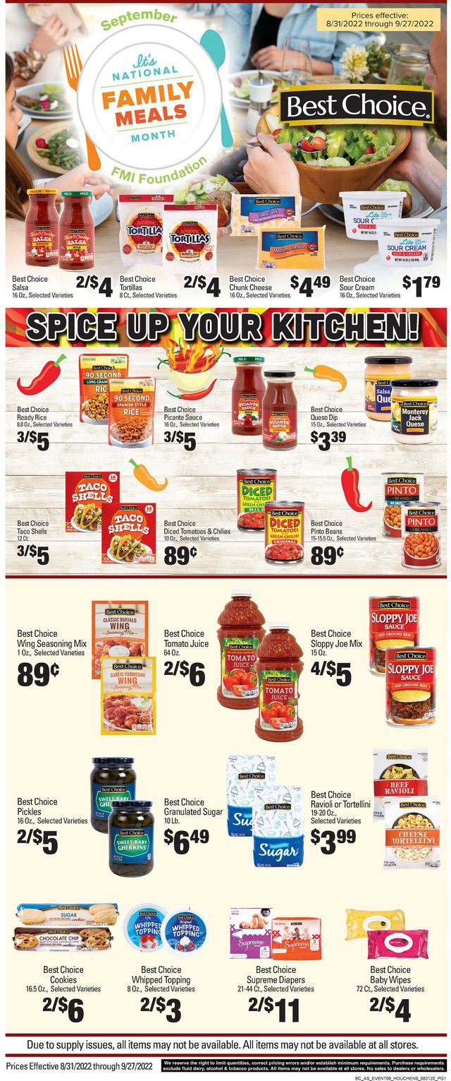 IGA Ad from 09/14/2022