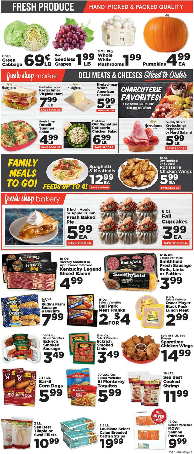 IGA Ad from 09/21/2022