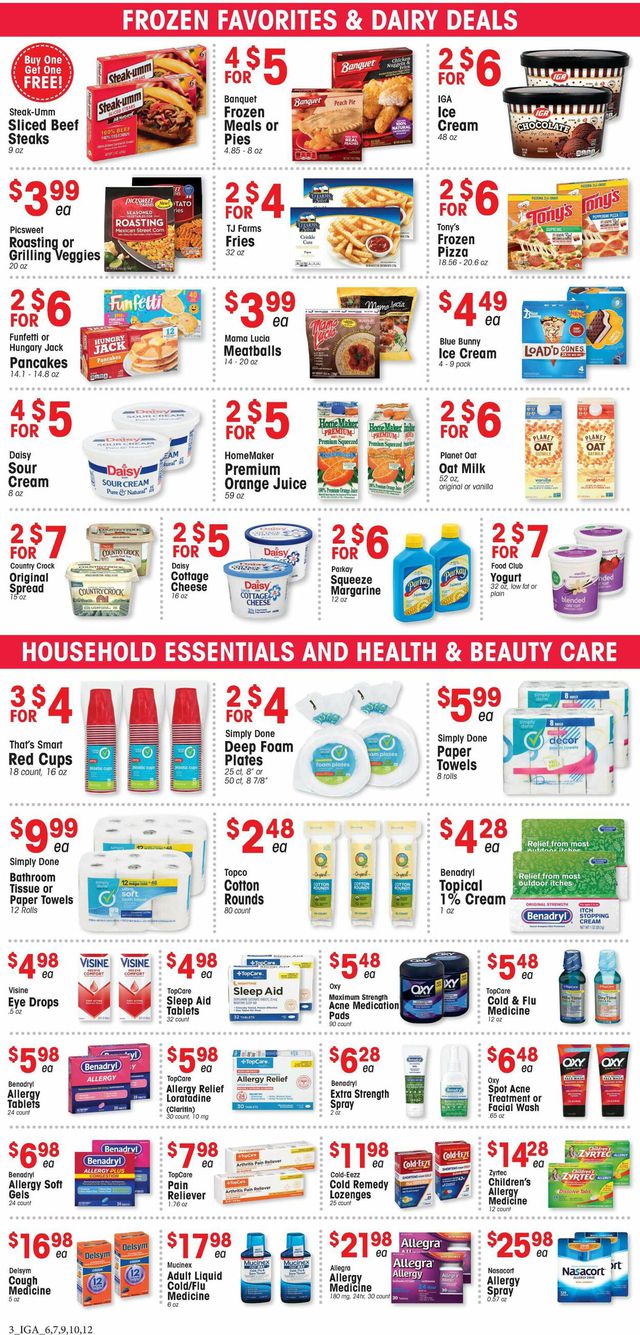 IGA Ad from 10/12/2022