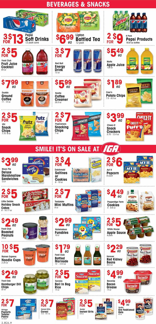 IGA Ad from 11/02/2022