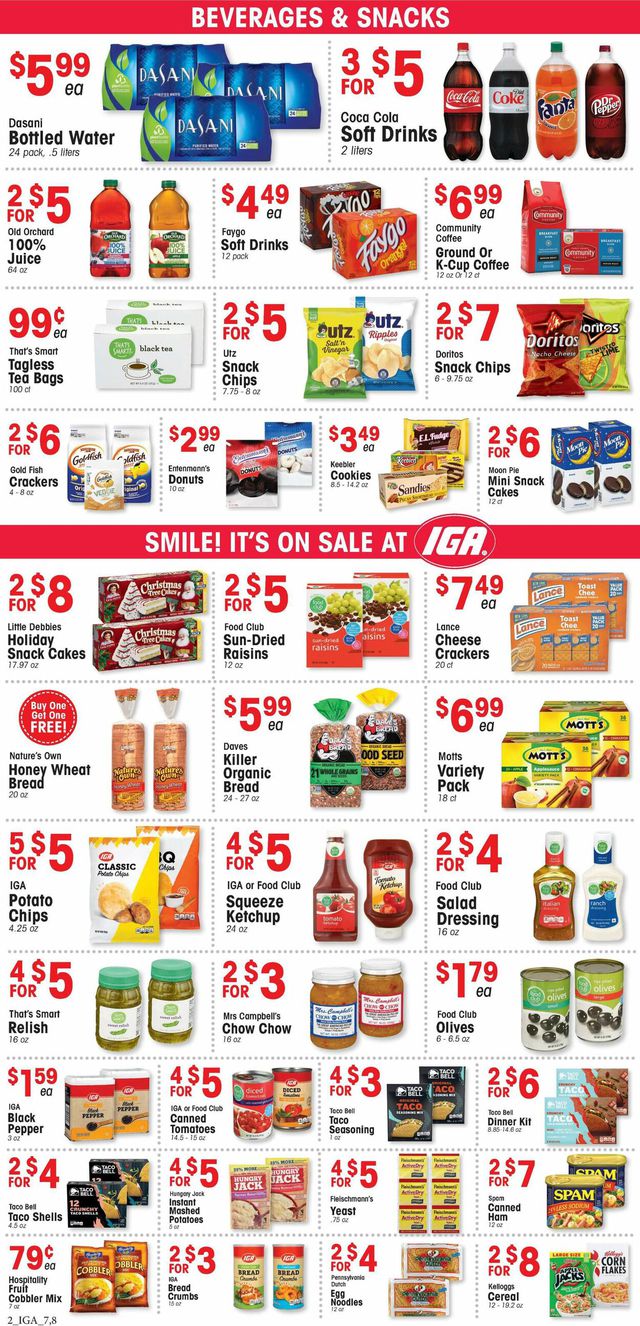 IGA Ad from 11/09/2022