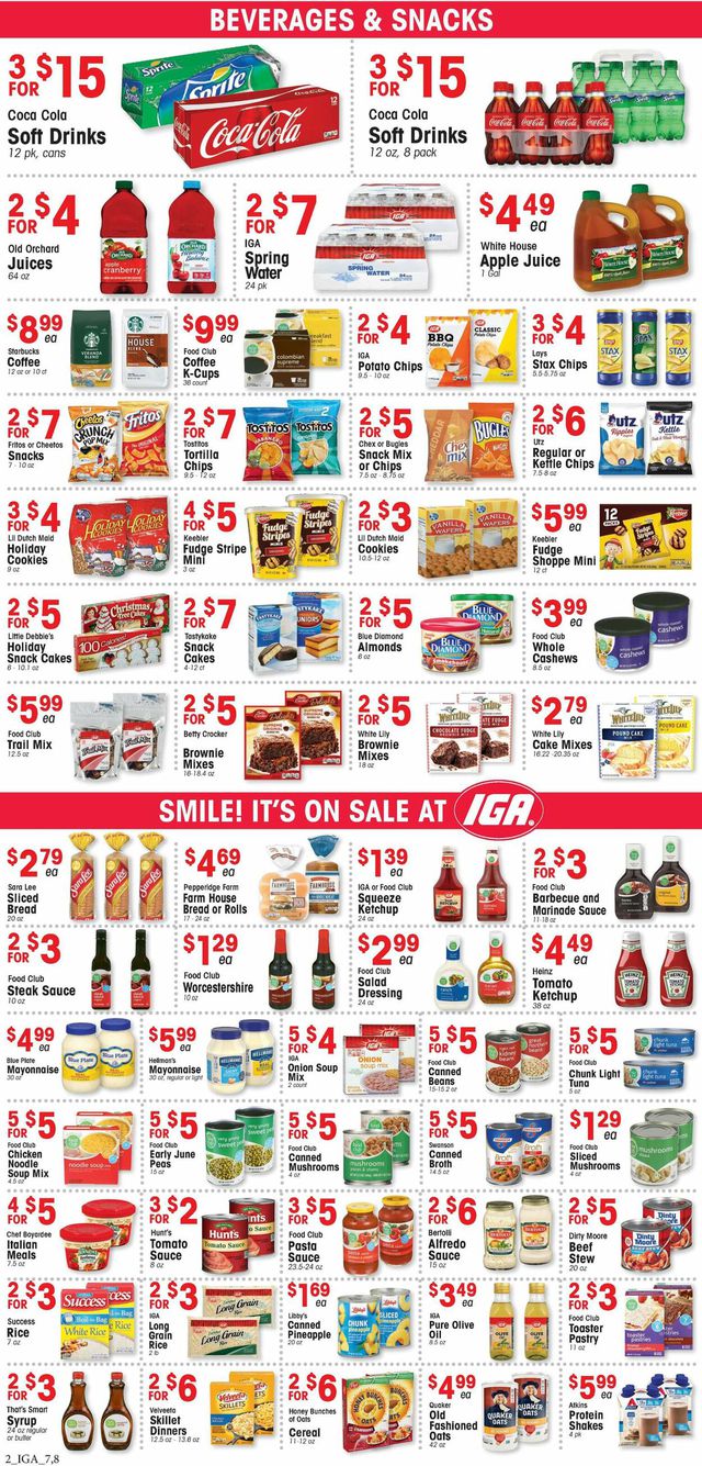 IGA Ad from 11/30/2022