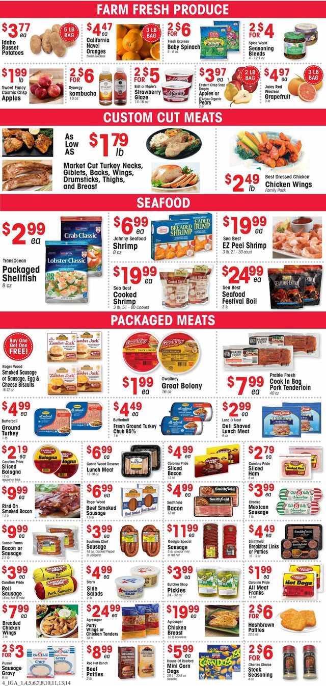 IGA Ad from 01/11/2023
