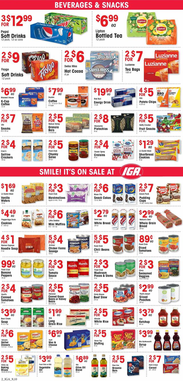 IGA Ad from 01/18/2023