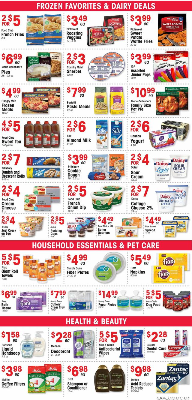 IGA Ad from 01/18/2023