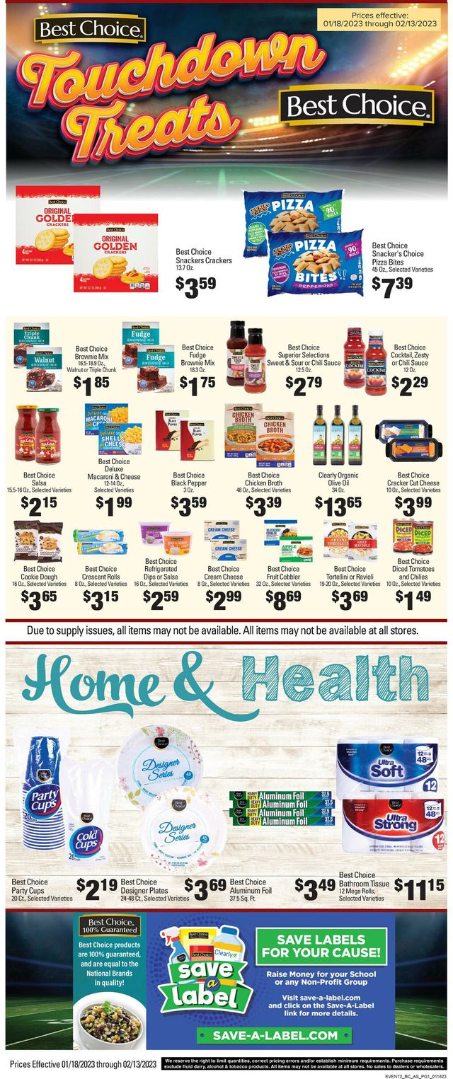 IGA Ad from 01/25/2023