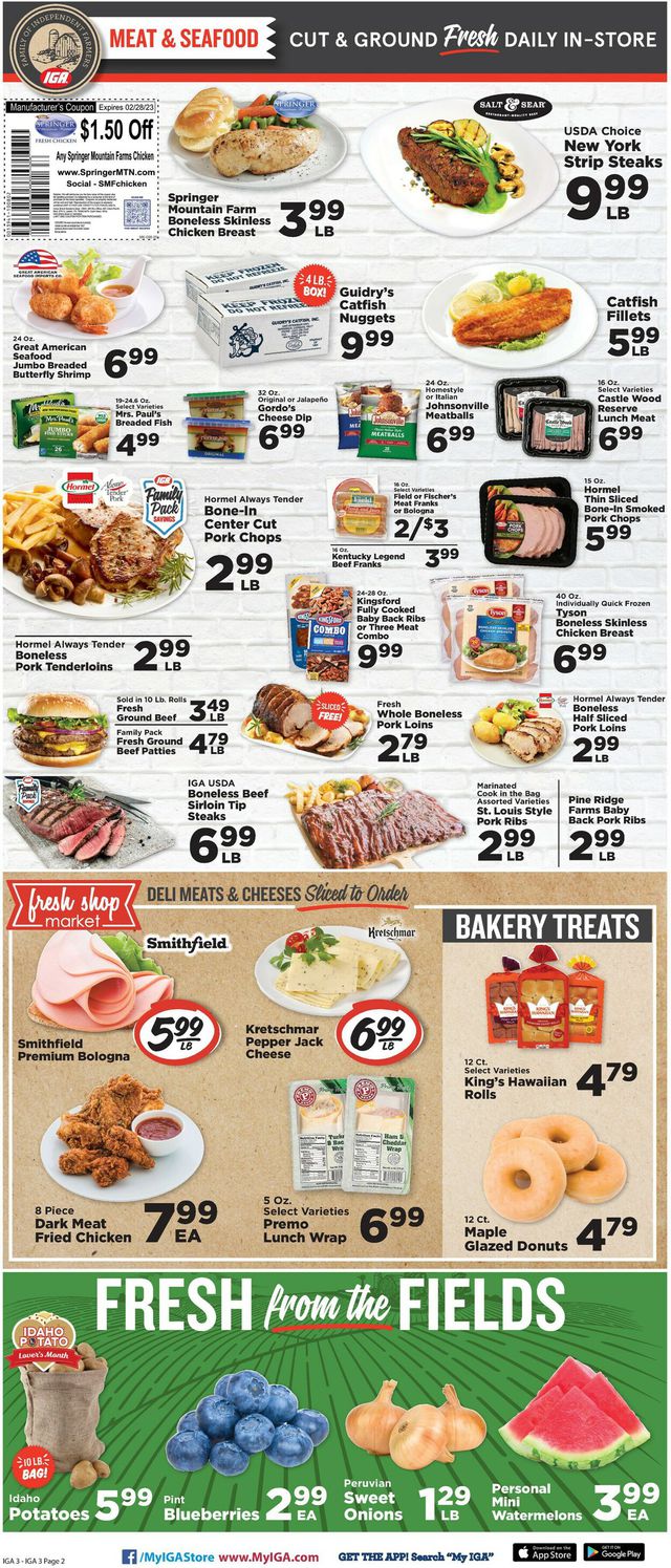 IGA Ad from 02/15/2023