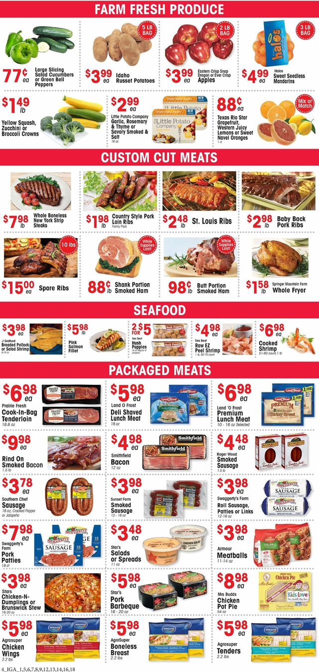 IGA Ad from 02/22/2023