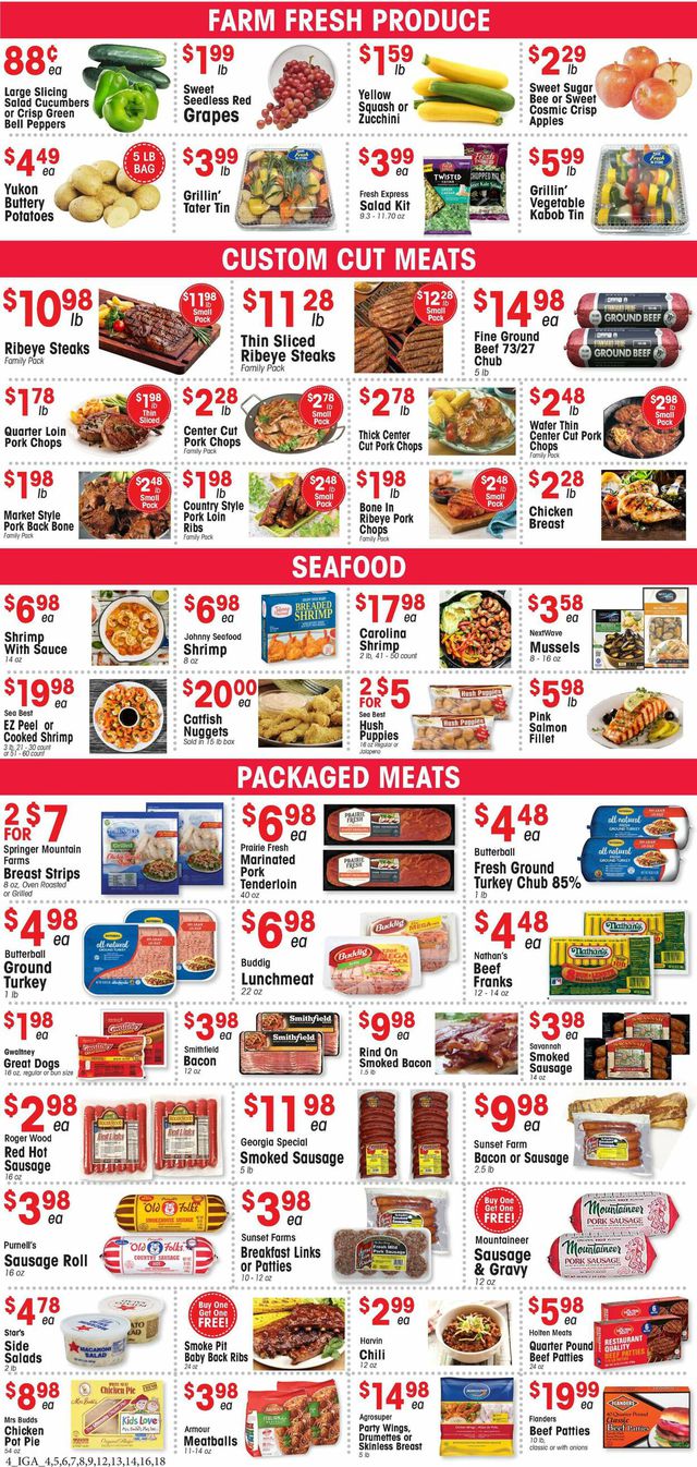 IGA Ad from 03/08/2023