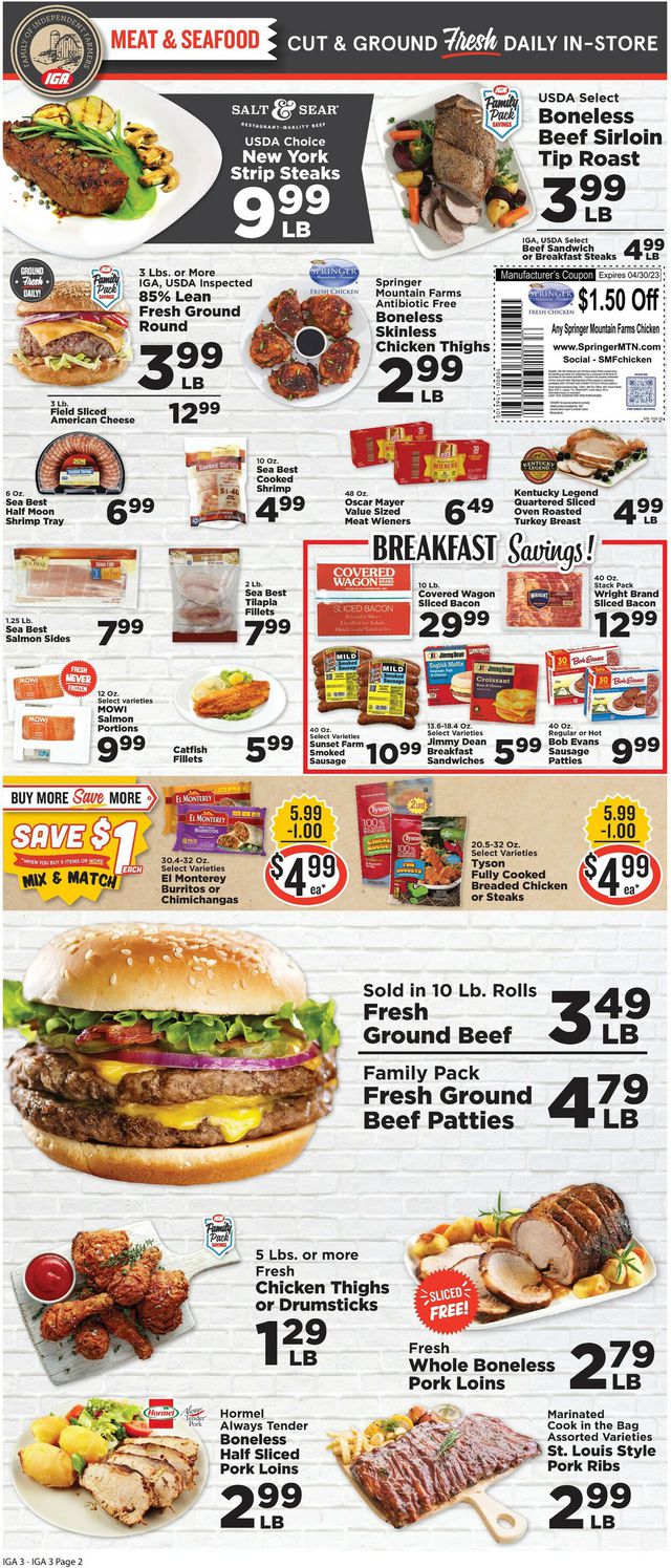 IGA Ad from 03/22/2023