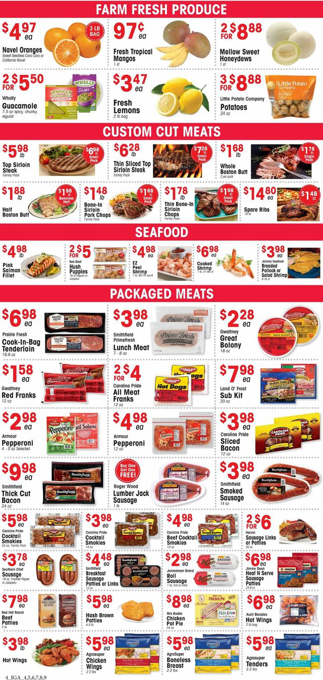 IGA Ad from 03/22/2023