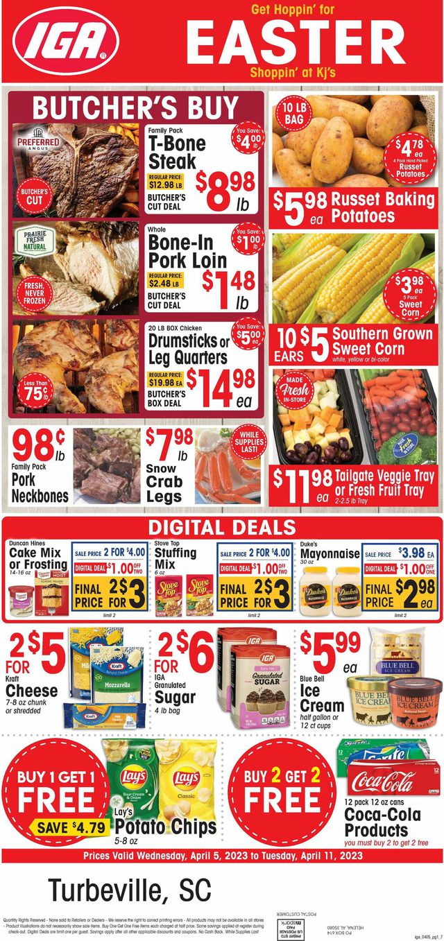 IGA Ad from 04/05/2023