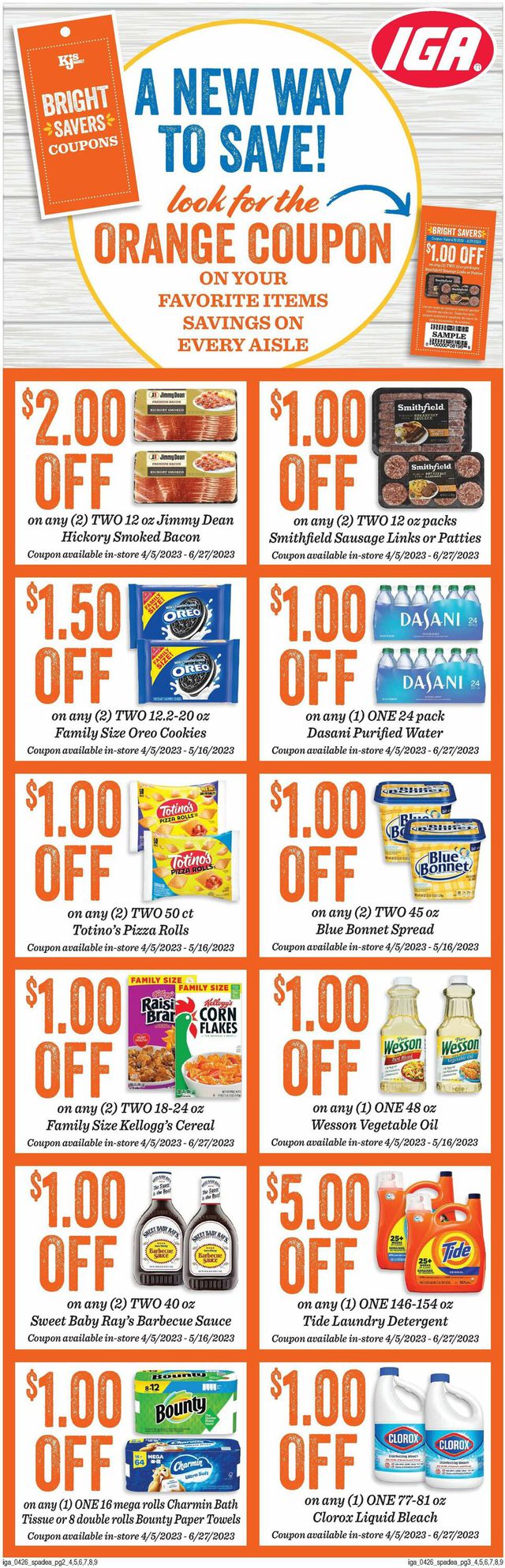 IGA Ad from 04/26/2023