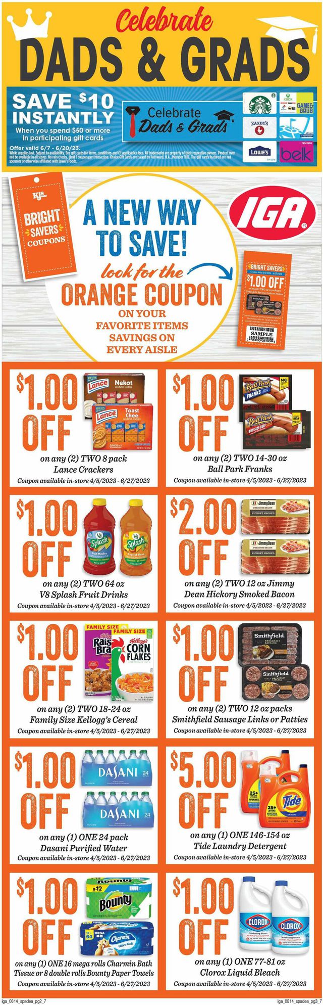 IGA Ad from 06/14/2023