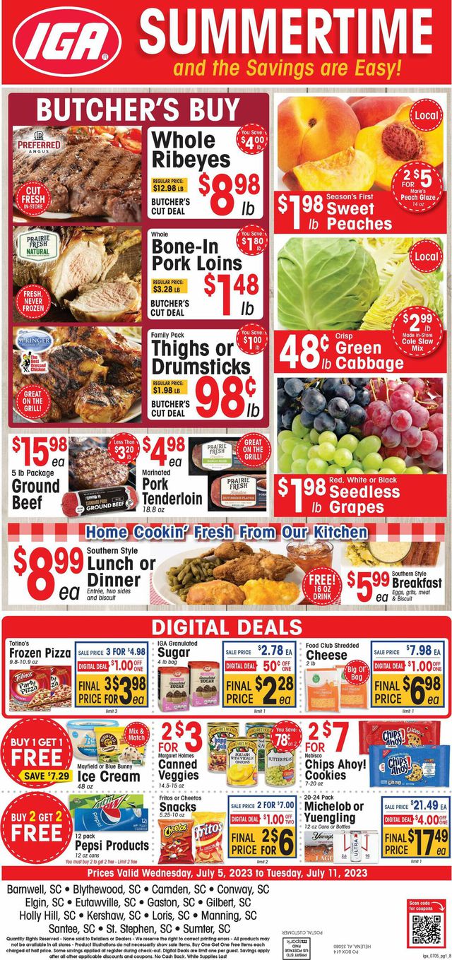 IGA Ad from 07/05/2023
