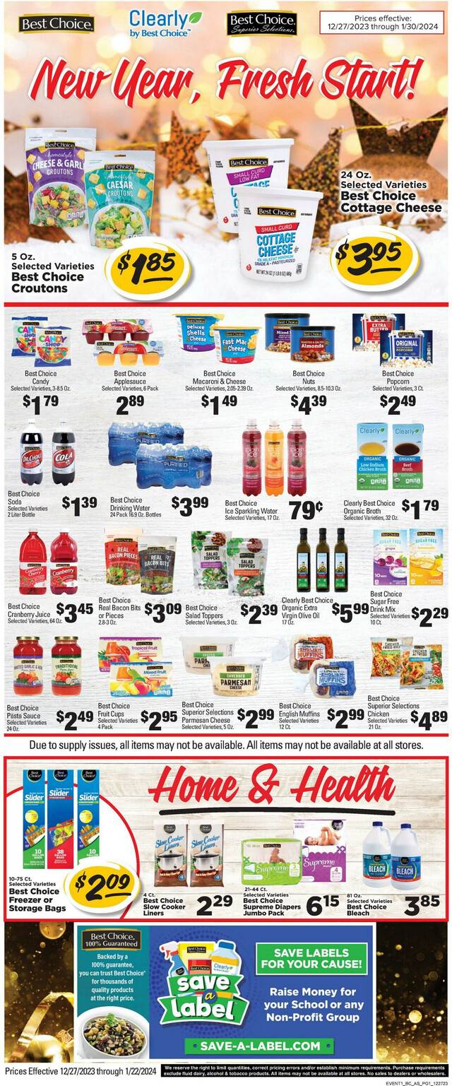 IGA Ad from 01/17/2024