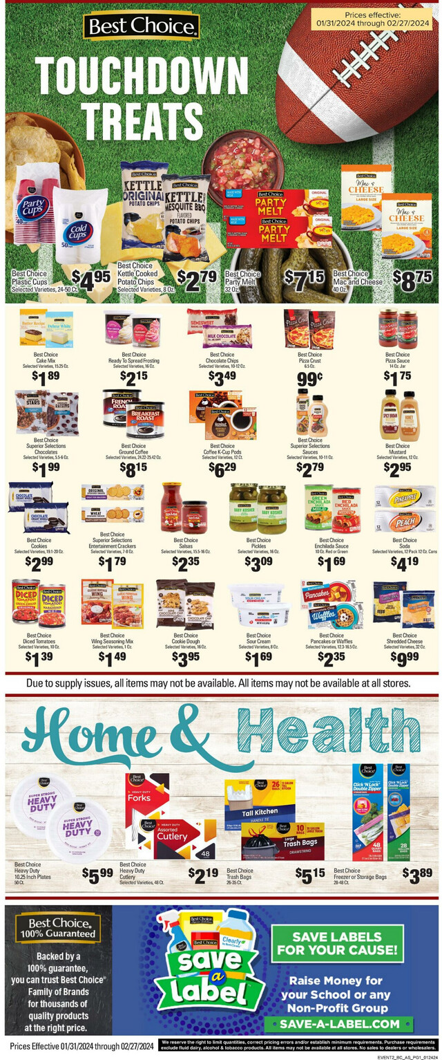 IGA Ad from 02/14/2024