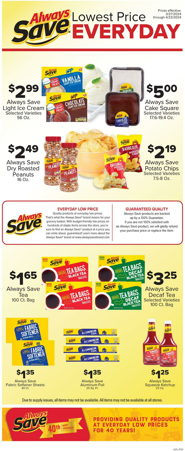 IGA Ad from 04/10/2024