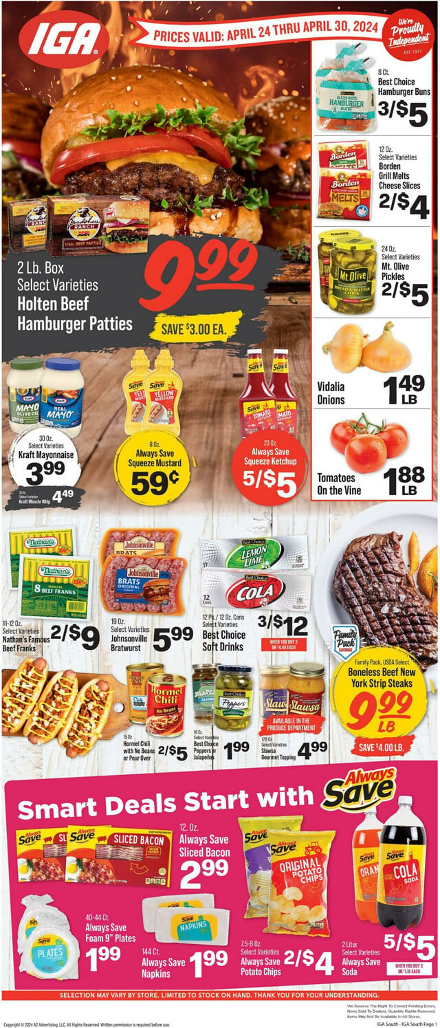 IGA Ad from 04/24/2024