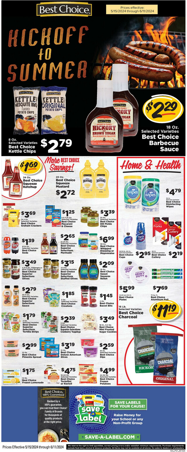 IGA Ad from 05/15/2024