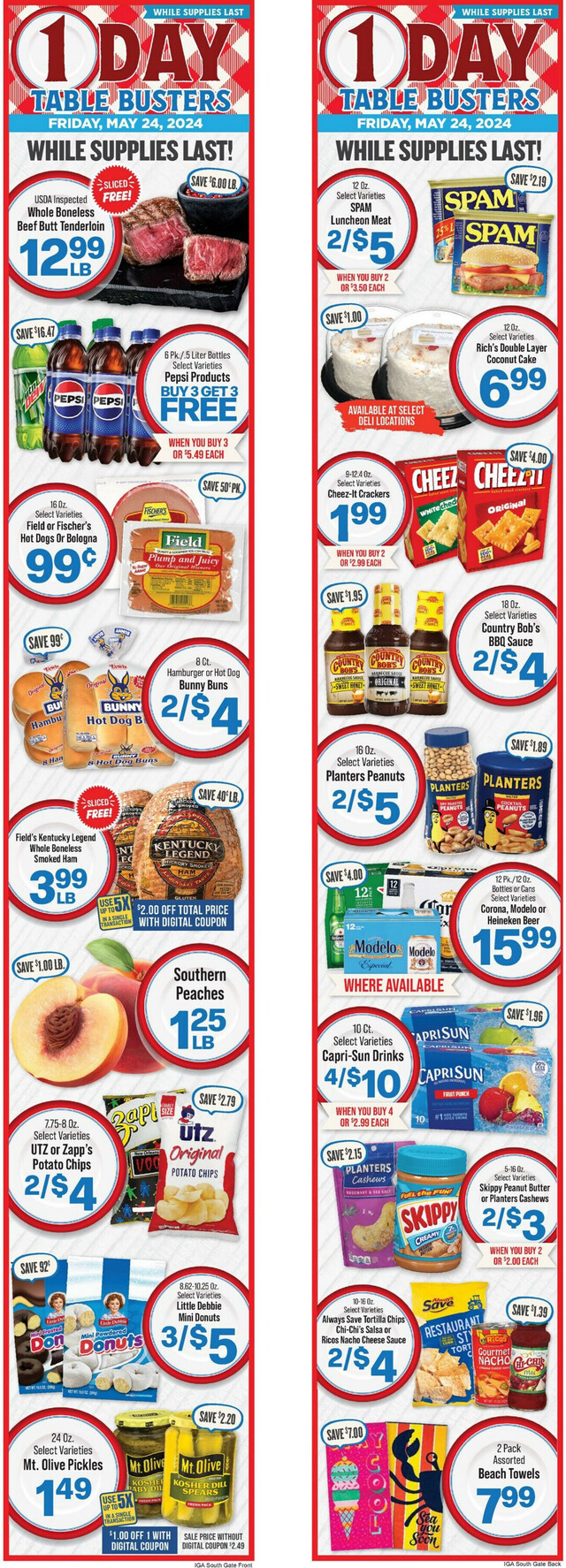 IGA Ad from 05/22/2024