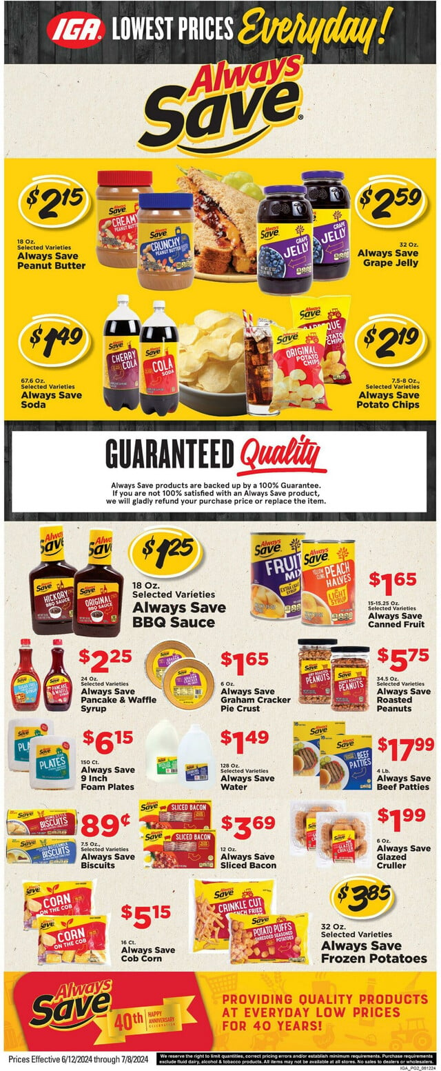 IGA Ad from 06/26/2024