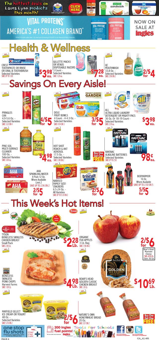 Ingles Ad from 08/18/2021