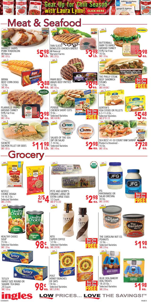 Ingles Ad from 10/20/2021