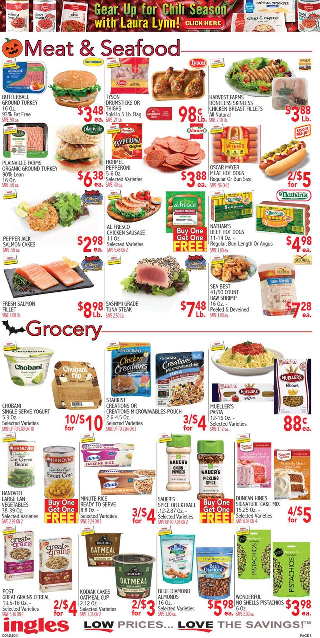 Ingles Ad from 10/27/2021