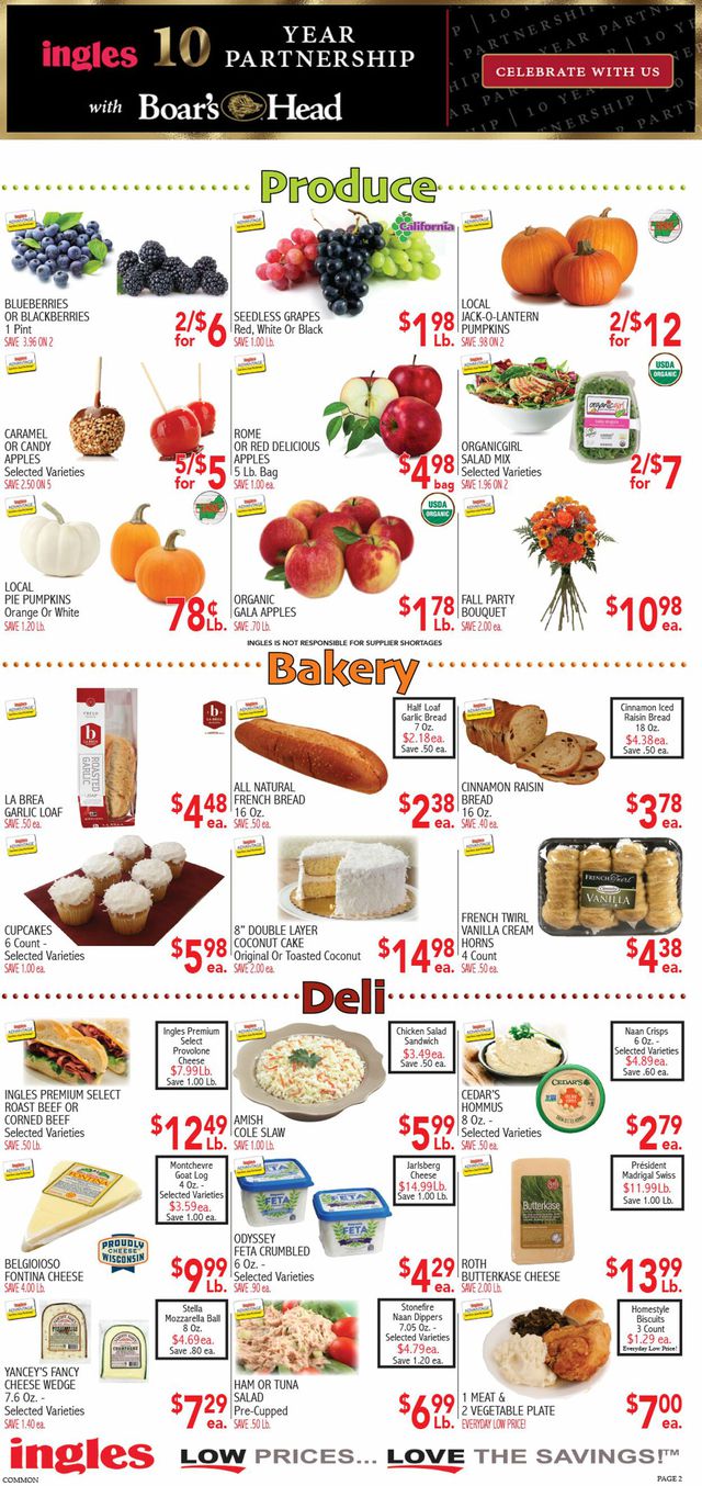 Ingles Ad from 10/12/2022