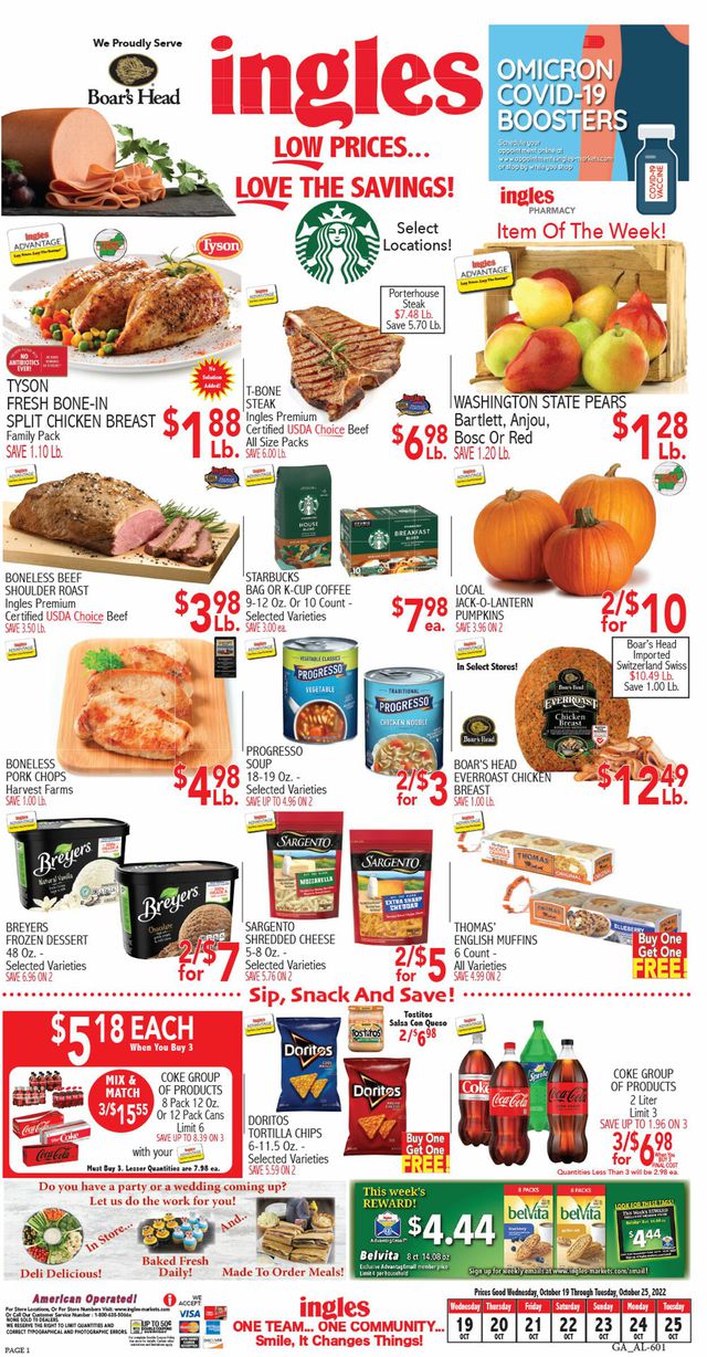 Ingles Ad from 10/19/2022