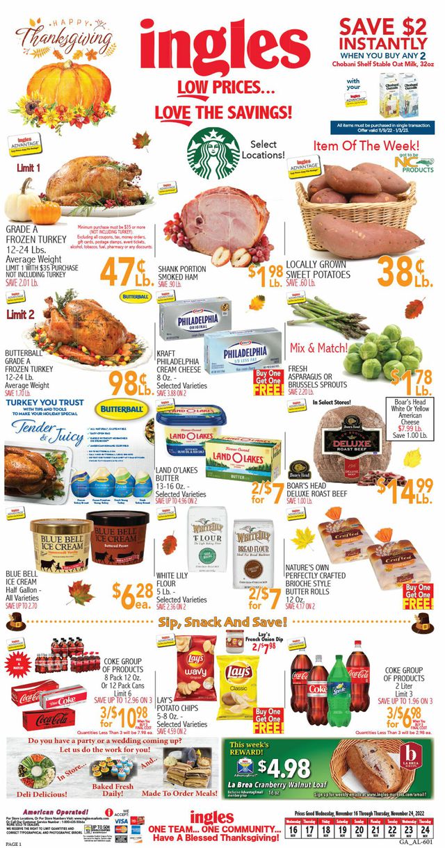 Ingles Ad from 11/16/2022
