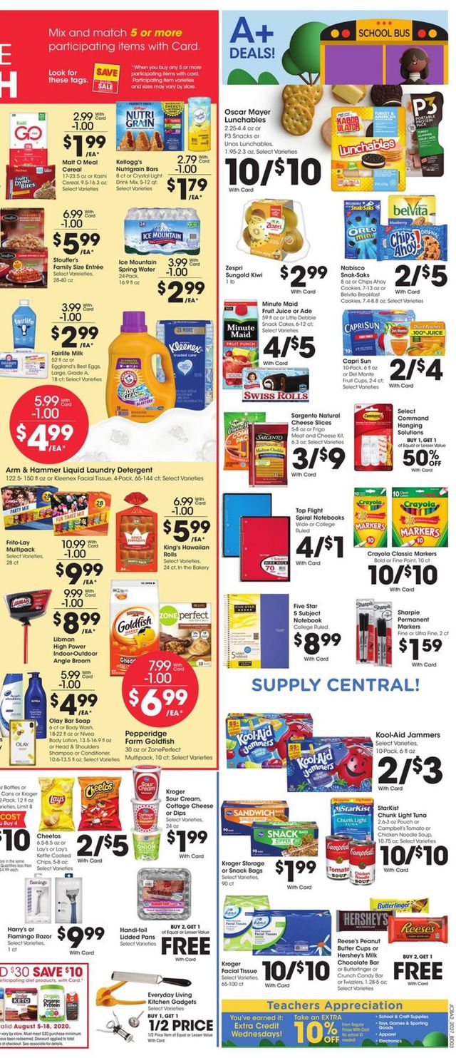 Jay C Food Stores Ad from 08/05/2020