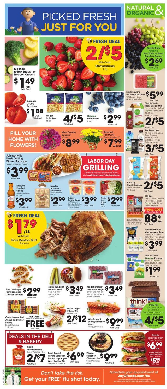 Jay C Food Stores Ad from 09/02/2020