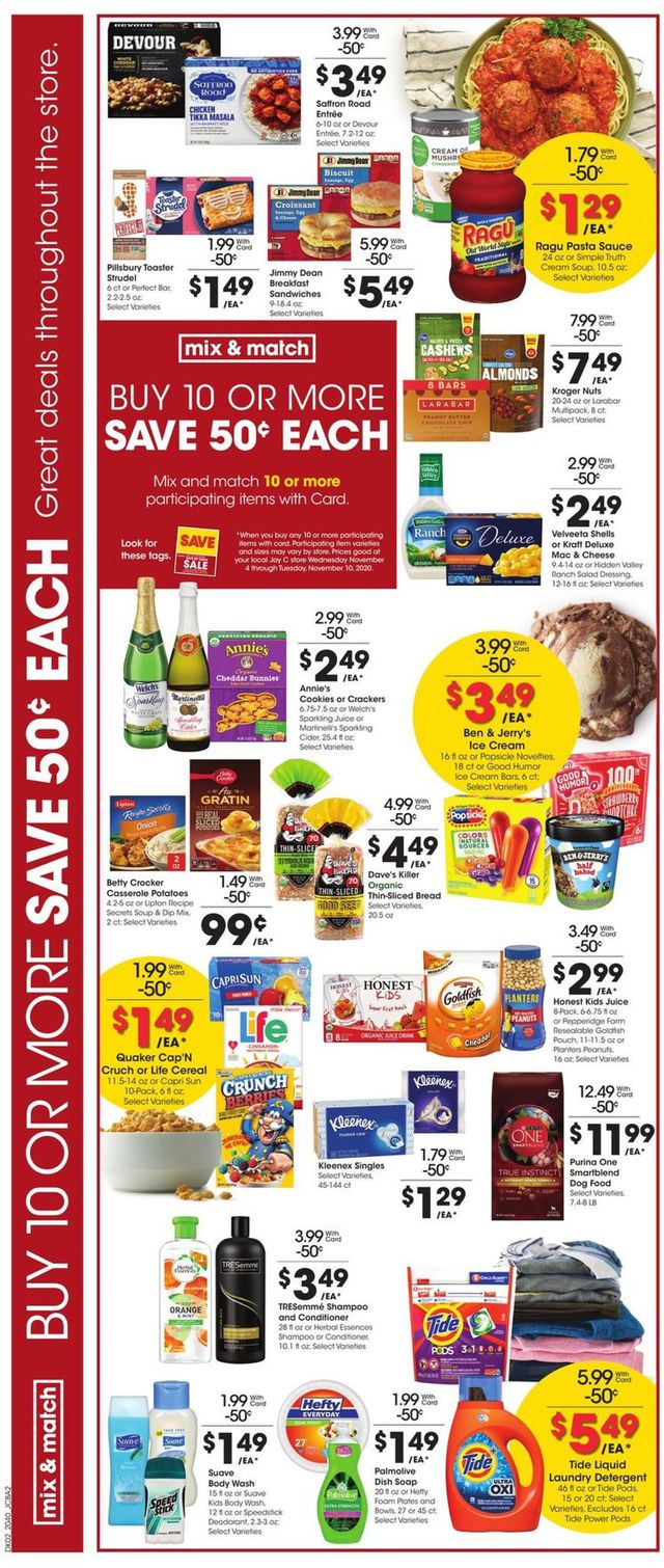 Jay C Food Stores Ad from 11/04/2020