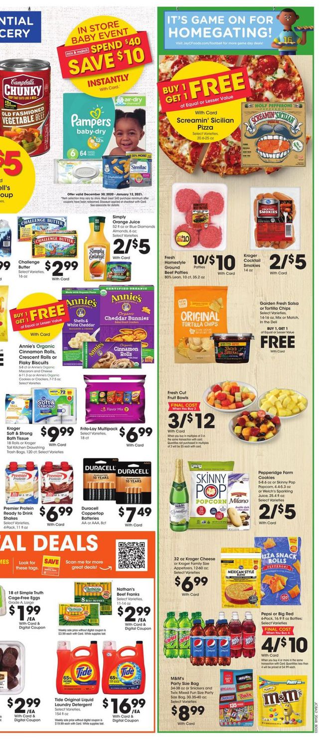 Jay C Food Stores Ad from 12/30/2020