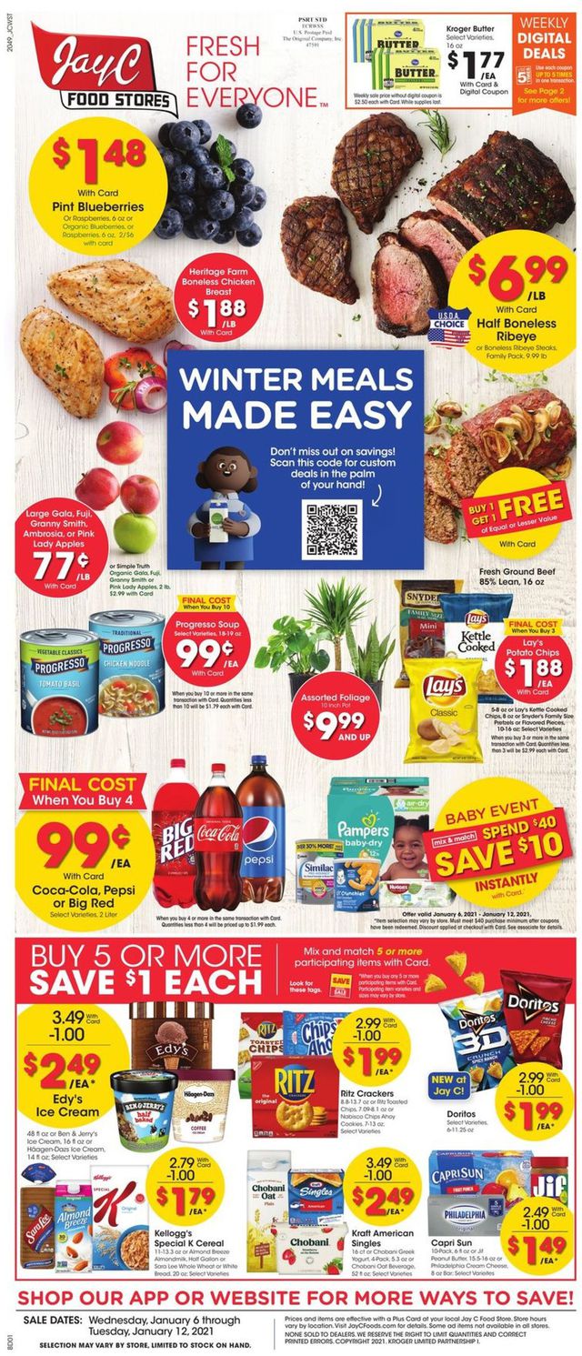 Jay C Food Stores Ad from 01/06/2021
